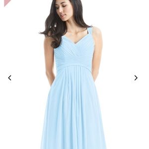 Azazie Knee-Length Bridesmaid Dress Sz 6